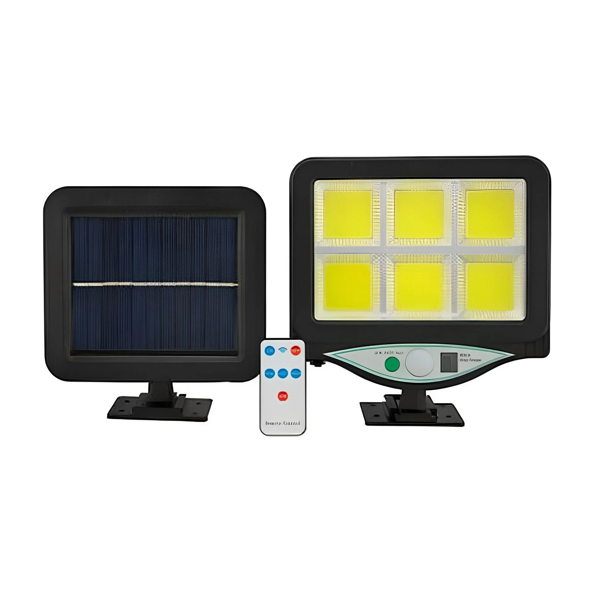 Φωτογραφία προϊόντος: OEM LED Αδιάβροχο Ηλιακό Επιτοίχιο Φωτιστικό με Ανιχνευτή Κίνησης και Αισθητήρα Φωτός BK-128-6COB Μαύρο