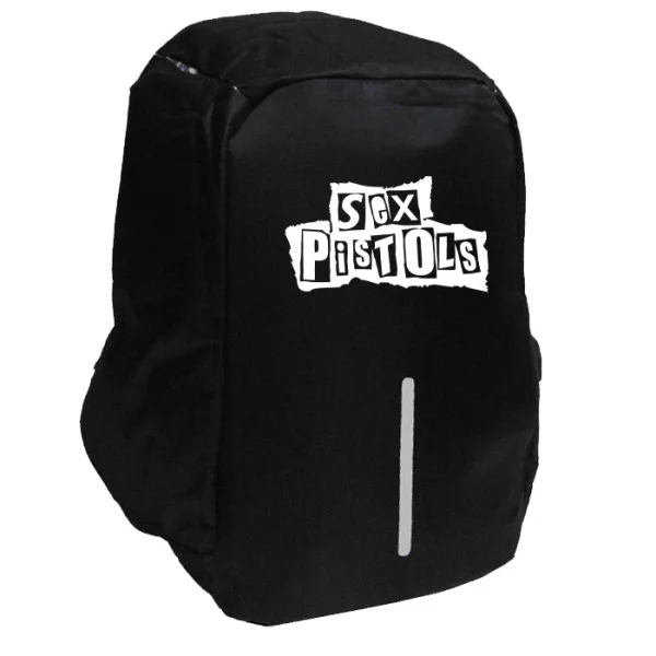 Φωτογραφία προϊόντος: Takeposition Sex Pistols logo Σακίδιο πλάτης Razor 1κεντρική θέση Rpet 600D 44Y x 34Μ x 10Π Μαύρο, 973-7506-02