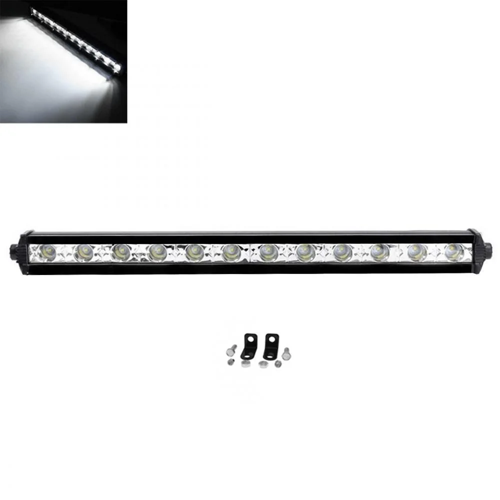 Φωτογραφία προϊόντος: OEM LED Αδιάβροχη Μπάρα Αλουμινίου Slim 12V-24V 32cm 36W 12 SMD IP68 2880LM 6000K OYQP-0044