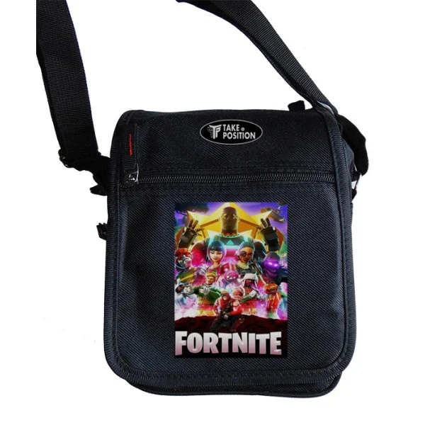 Φωτογραφία προϊόντος: Takeposition Τσαντάκι ώμου Unisex Fortnite, Μαύρο, 23x18x8.50cm, 983-4565