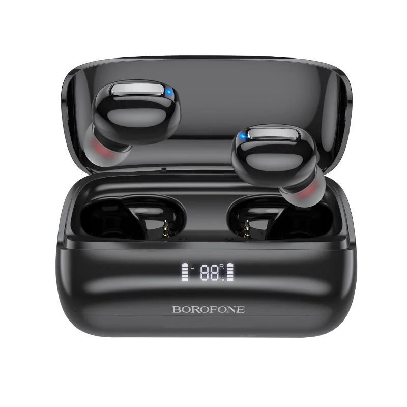 Φωτογραφία προϊόντος: OEM Borofone In-ear Bluetooth Handsfree Ακουστικά με Θήκη Φόρτισης Μαύρα BE55