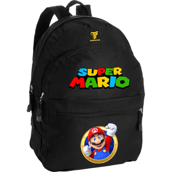 Φωτογραφία προϊόντος: Takeposition Pearl Σακίδιο πλάτης Super Mario forever 1 Κεντρικές θέσεις 40.5x31x15cm ,Μαύρο, 976-1094