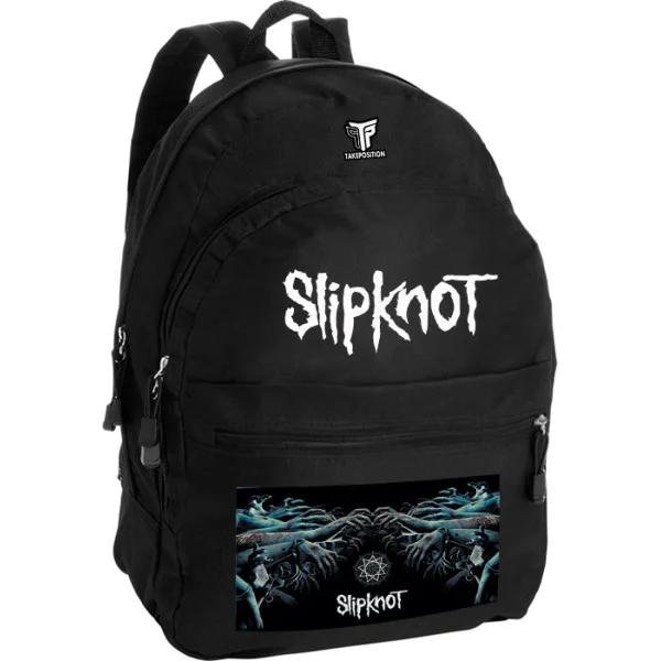 Φωτογραφία προϊόντος: Takeposition Pearl Σακίδιο πλάτης Slipknot for you, 1 Κεντρικές θέσεις, 40.5x31x15cm ,Μαύρο, 976-7554-02