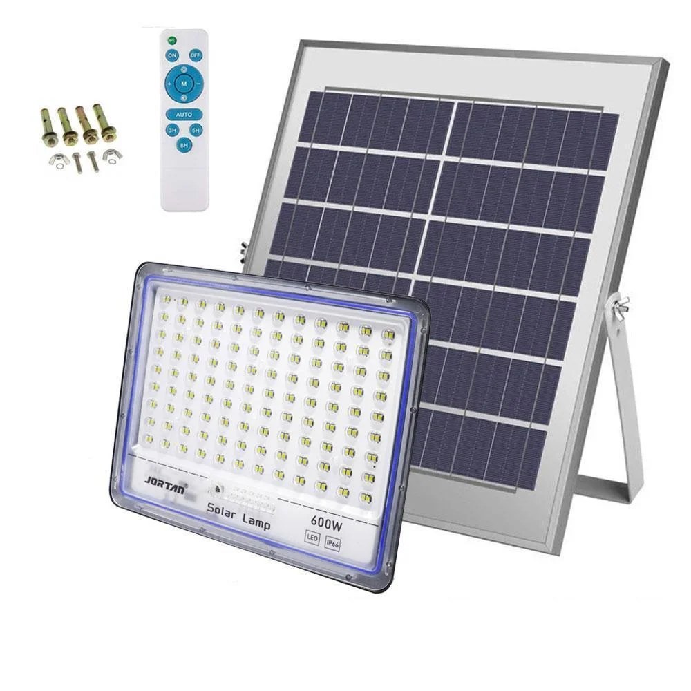 Φωτογραφία προϊόντος: OEM Led Αδιάβροχος Ηλιακός Προβολέας 600W 17280LM με Πάνελ και Τηλεχειριστήριο Jortan JT-BS600W
