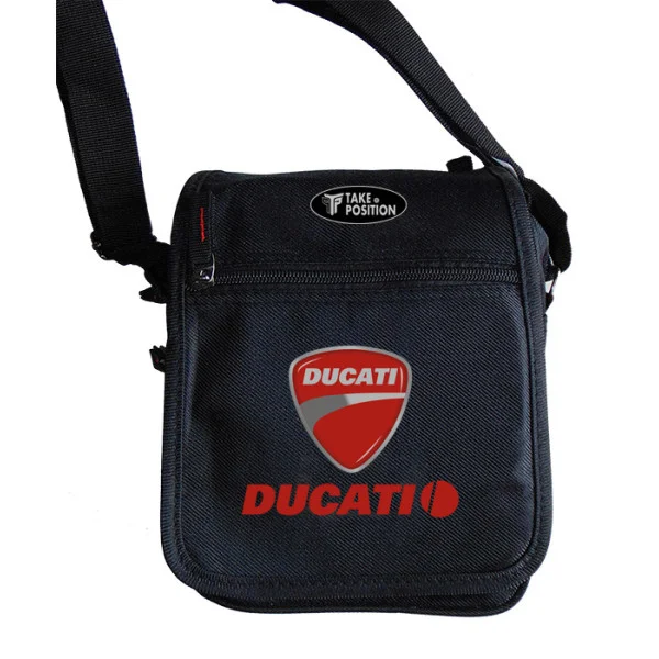 Φωτογραφία προϊόντος: Takeposition Τσαντάκι ώμου Unisex Ducati, Μαύρο, 23x18x8.50cm, 983-9056