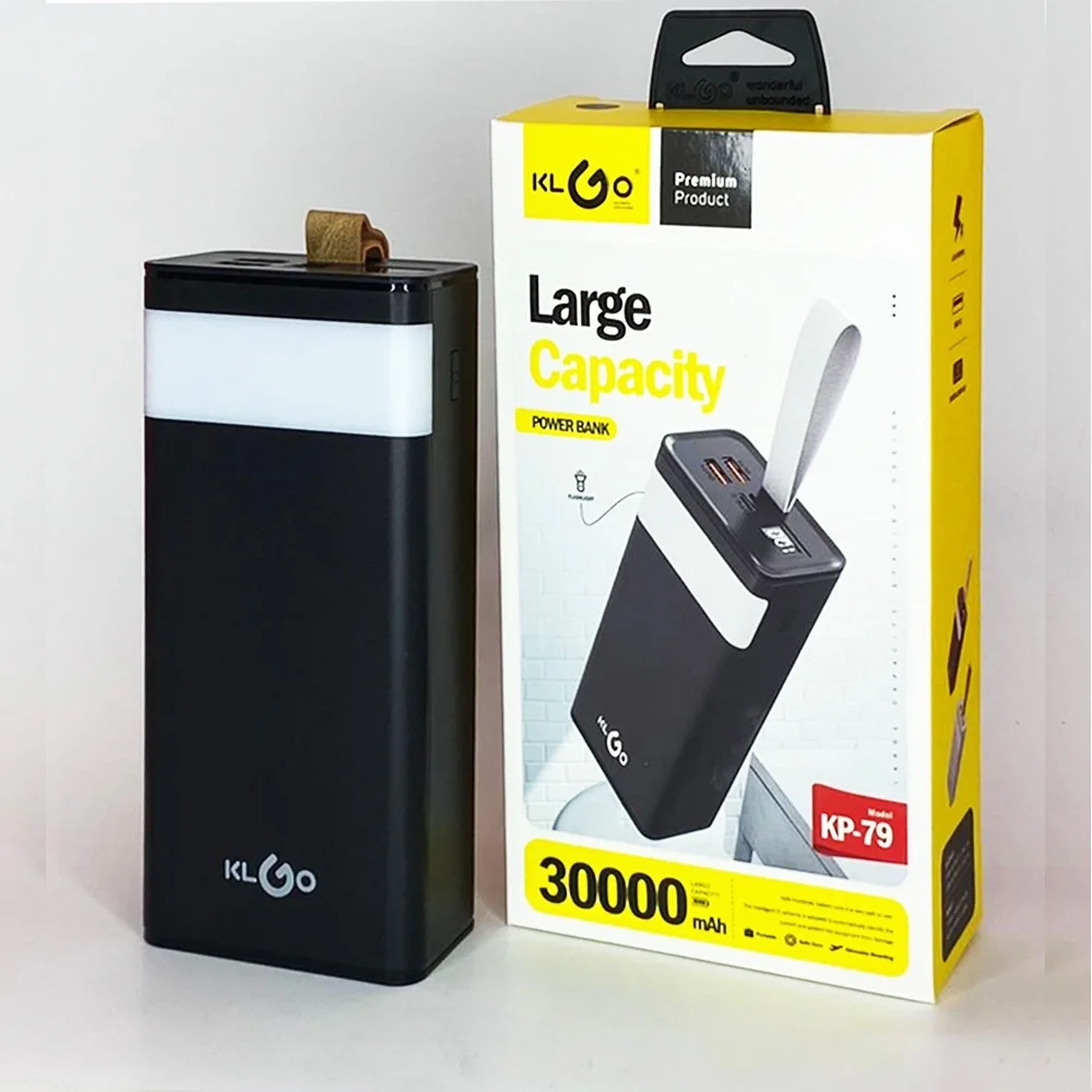 Φωτογραφία προϊόντος: OEM Powerbank 30000 mAh με 2 Θύρες USB-A KLGO KP-79 Λευκό