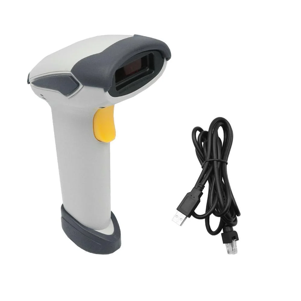 Φωτογραφία προϊόντος: OEM Scanner Χειρός Ενσύρματο με Δυνατότητα Ανάγνωσης 1D Barcodes HL 18668-44 Γκρι – Μπλε