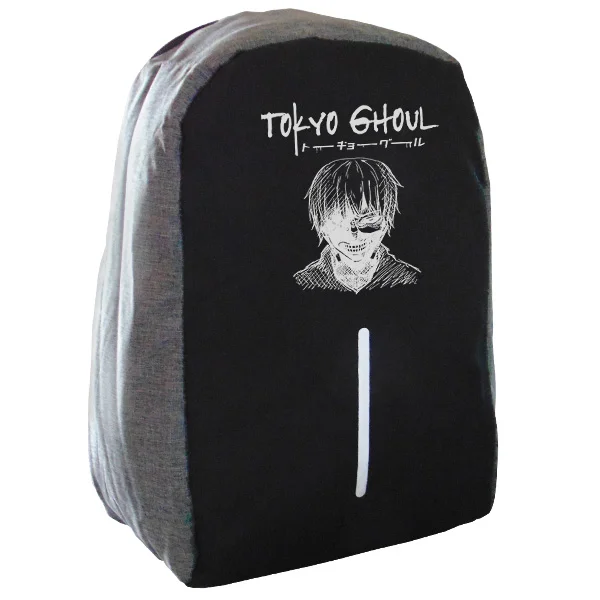 Φωτογραφία προϊόντος: Takeposition Tokyo Ghoul kaneki Σακίδιο πλάτης Razor 1κεντρική θέση Rpet 600D 44Y x 34Μ x 10Π Μαύρο/γκρι 973-8510