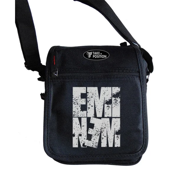 Φωτογραφία προϊόντος: Takeposition Τσαντάκι ώμου Unisex, EMINEM, Μαύρο, 23x18x8.50cm, 983-7518