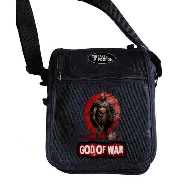 Φωτογραφία προϊόντος: Takeposition Τσαντάκι ώμου Unisex God of War, Μαύρο, 23x18x8.50cm, 983-4514