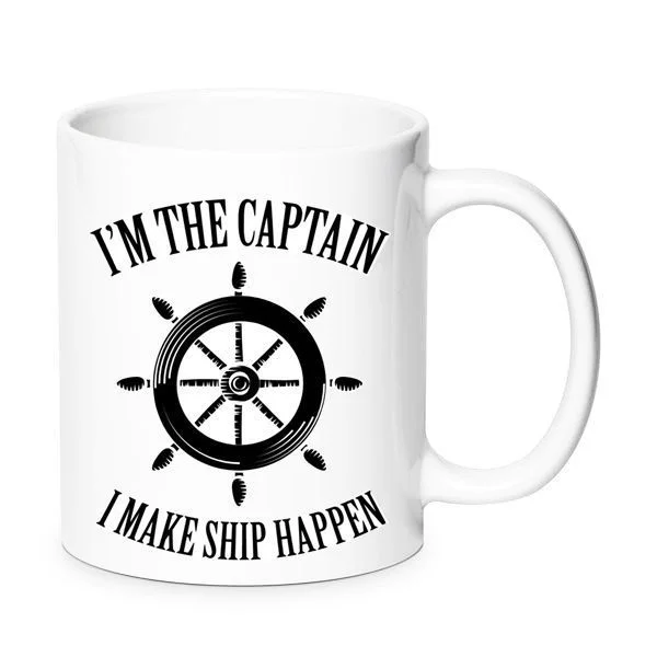 Φωτογραφία προϊόντος: Nautical mug Ναυτική κούπα για ναυτικούς no21 κεραμική 330ml Καπετάνιος captain