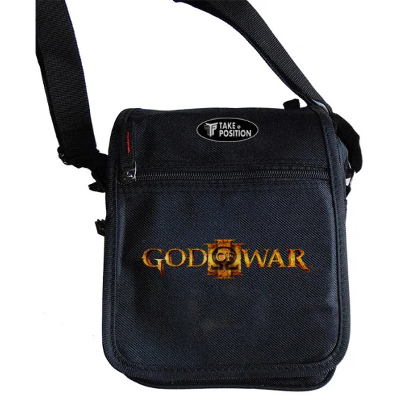 Φωτογραφία προϊόντος: Takeposition Τσαντάκι ώμου Unisex God of War logo Μαύρο, 23x18x8.50cm, 983-4711