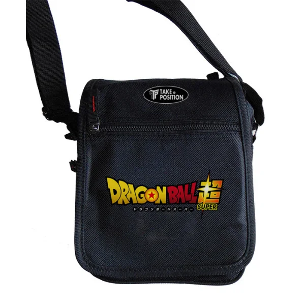 Φωτογραφία προϊόντος: Takeposition Τσαντάκι ώμου Unisex, Anime Dragon ball Super logo, Μαύρο, 23x18x8.50cm, 983-1057