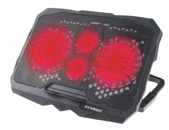 Φωτογραφία προϊόντος: Arrango Cooling Pad για Laptop έως 15" με 4 Ανεμιστήρες Μαύρο AC60907