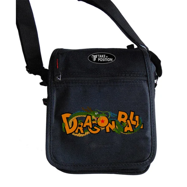 Φωτογραφία προϊόντος: Takeposition Τσαντάκι ώμου Unisex Anime Dragon Ball logo, Μαύρο, 23x18x8.50cm, 983-1051