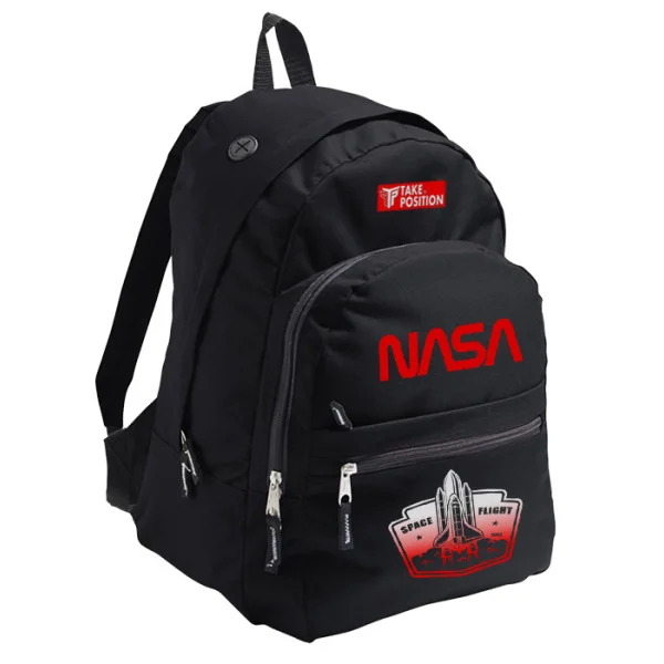 Φωτογραφία προϊόντος: Takeposition Pearl Σακίδιο πλάτης Nasa Space Flight, 1 Κεντρικές θέσεις, 40.5x31x15cm ,Μαύρο, 976-4020-02