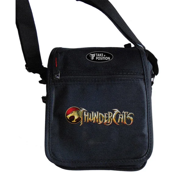 Φωτογραφία προϊόντος: Takeposition Τσαντάκι ώμου Unisex, Thundercats Logo, Μαύρο, 23x18x8.50cm, 983-1084