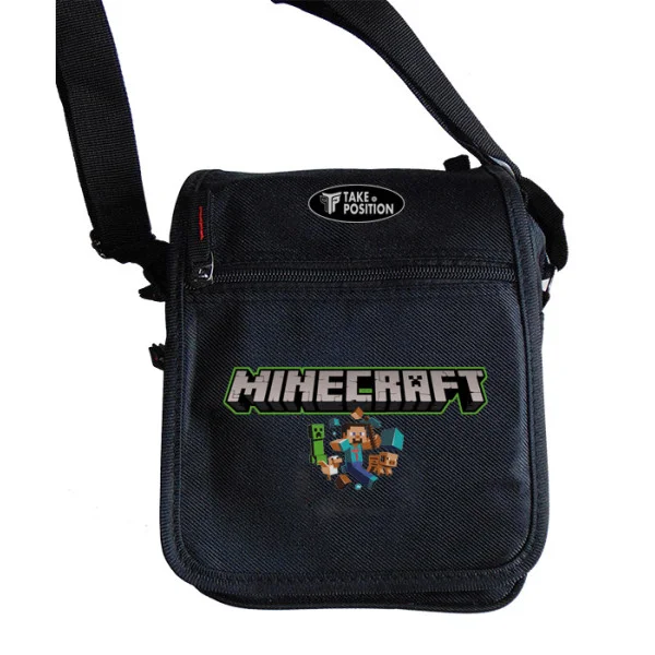 Φωτογραφία προϊόντος: Takeposition Τσαντάκι ώμου Unisex Minecraft, Μαύρο, 23x18x8.50cm, 983-4749