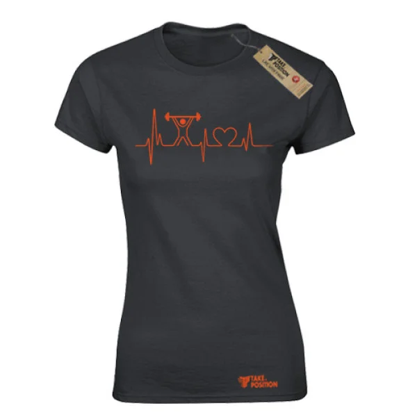 Φωτογραφία προϊόντος: Αθλητικό γυναικείo t-shirt Takeposition Live for Lift μαύρο, 504-5512-02