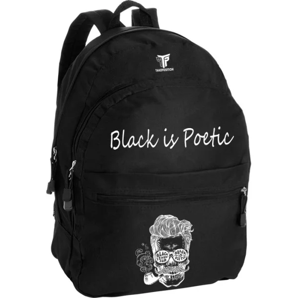 Φωτογραφία προϊόντος: Takeposition Pearl Σακίδιο πλάτης Poetic Black, 1 Κεντρικές θέσεις, 40.5x31x15cm ,Μαύρο, 976-8007-02