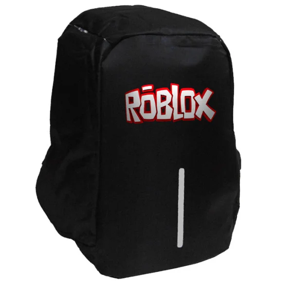 Φωτογραφία προϊόντος: Takeposition Roblox Logo Σχολική τσάντα Razor 1κεντρική θέση Rpet 600D 44Y x 34Μ x 10Π, Μαύρο, 973-4707-02