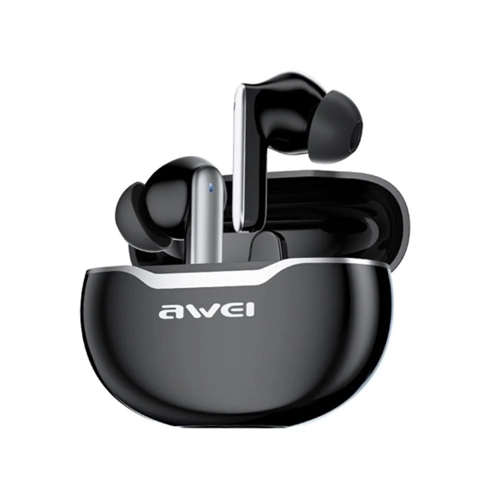 Φωτογραφία προϊόντος: Awei In-ear Bluetooth Handsfree Ακουστικά με Θήκη Φόρτισης Μαύρα T50