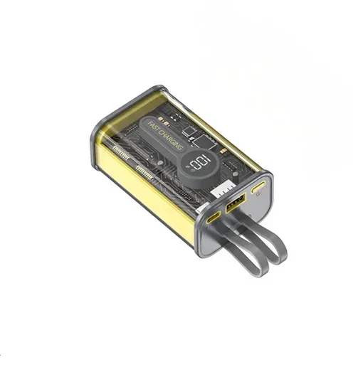 Φωτογραφία προϊόντος: Andowl Q-CD1010 Power Bank 15000mAh 22.5W με Θύρες USB-A και Θύρα USB-C Κίτρινο