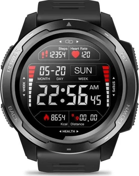 Φωτογραφία προϊόντος: OEM Zeblaze VIBE 5 Smartwatch με Παλμογράφο (Μαύρο)