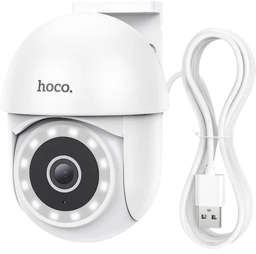 Φωτογραφία προϊόντος: Hoco IP Κάμερα Παρακολούθησης Wi-Fi Full HD+ Αδιάβροχη με Μικρόφωνο D2