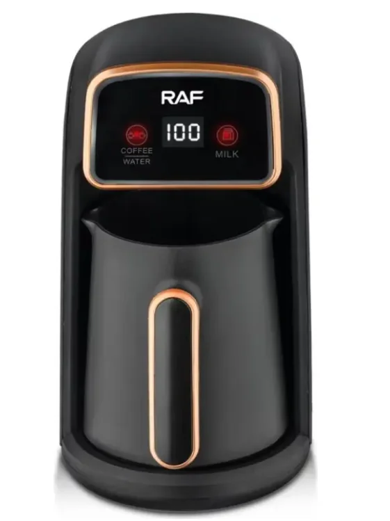 Φωτογραφία προϊόντος: Raf Μηχανή Ελληνικού 600W με Χωρητικότητα 300ml Μαύρη R.117