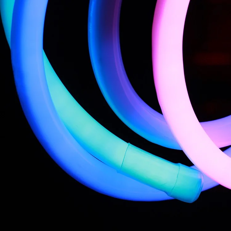 Φωτογραφία προϊόντος: RGB ROUND NEON FLEX Ταινία led 360° 230V 9W/m 1150lm/m dimmable IP65 5050-80/NRRGB UNIVERSE