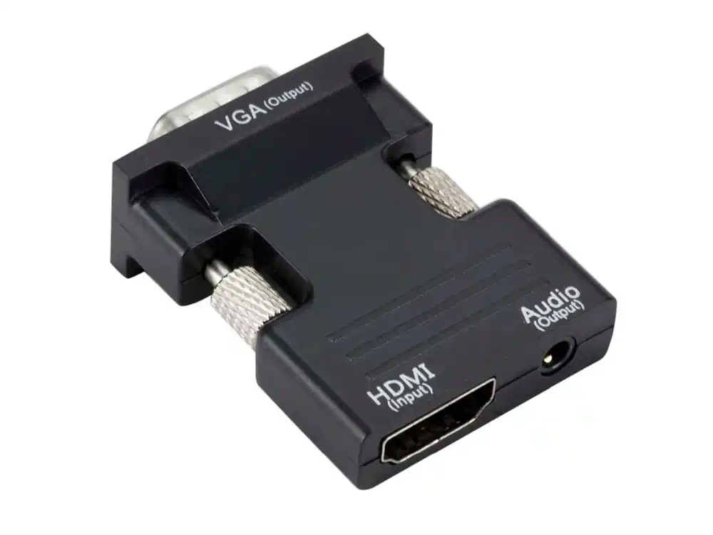 Φωτογραφία προϊόντος: PowerTech Αντάπτορας HDMI (F) Σε VGA (M) Με 3.5mm Audio Μαύρο (CAB-H120)