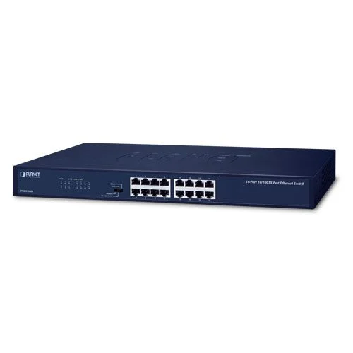 Φωτογραφία προϊόντος: PLANET FNSW-1601 16-Port 10/100Mbps Fast Ethernet Switch