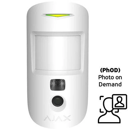 Φωτογραφία προϊόντος: Ajax Systems MOTIONCAM (PHOD) White