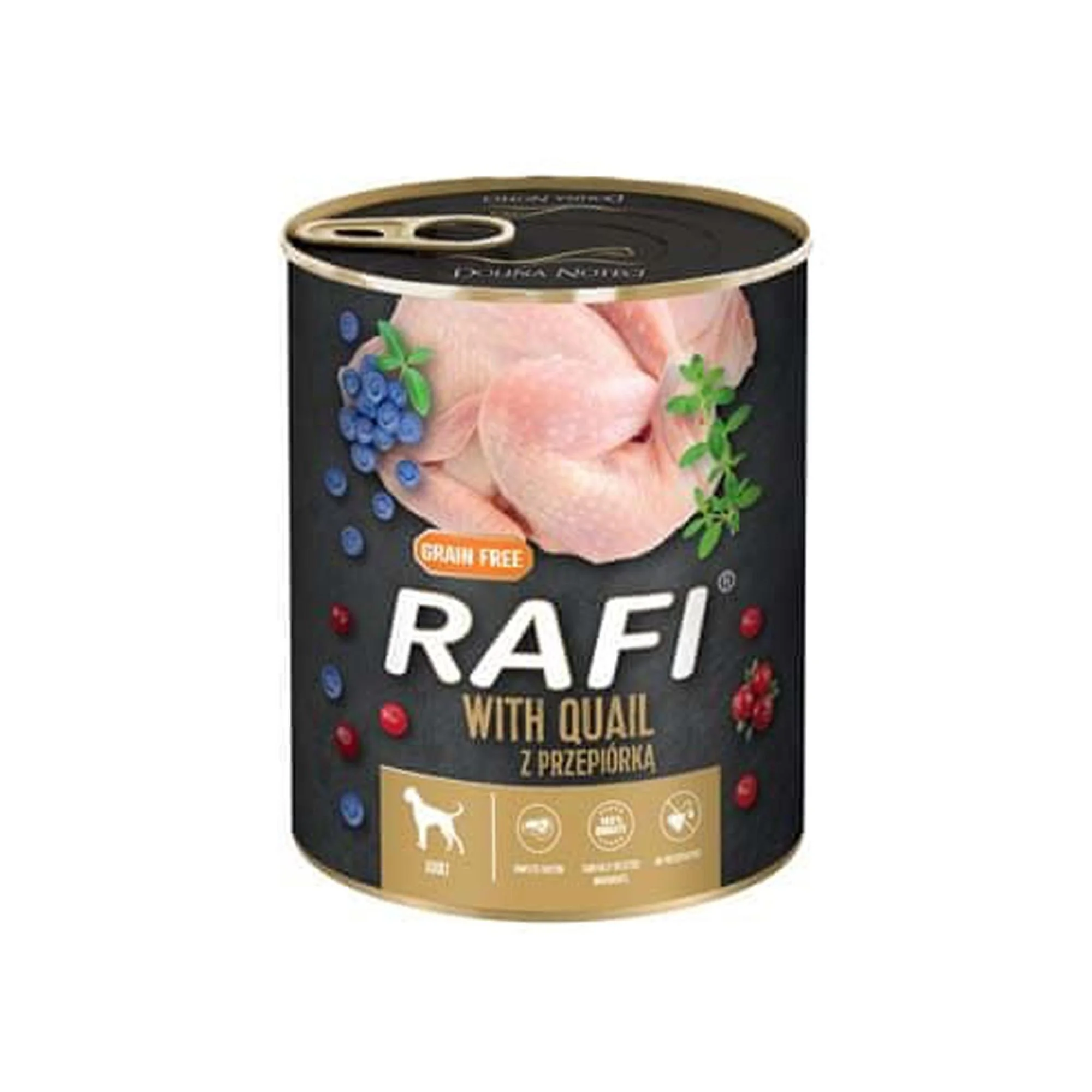 Φωτογραφία προϊόντος: RAFI Can Quail 800g