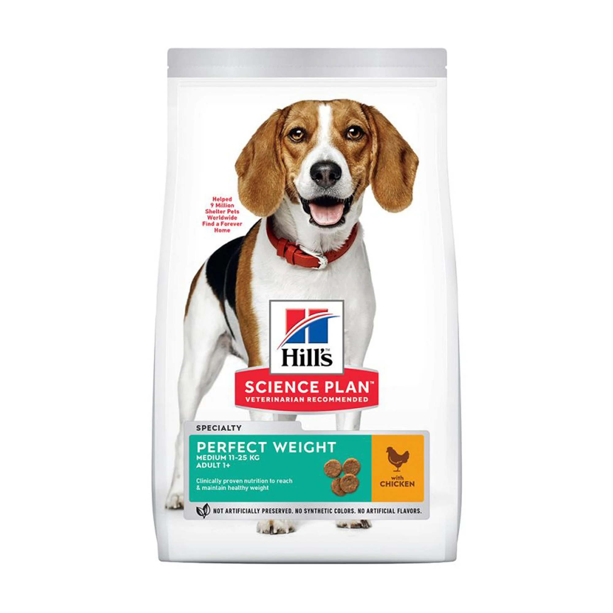 Φωτογραφία προϊόντος: Hills SP CA Adult Perfect Weight Medium with Chicken 2kg