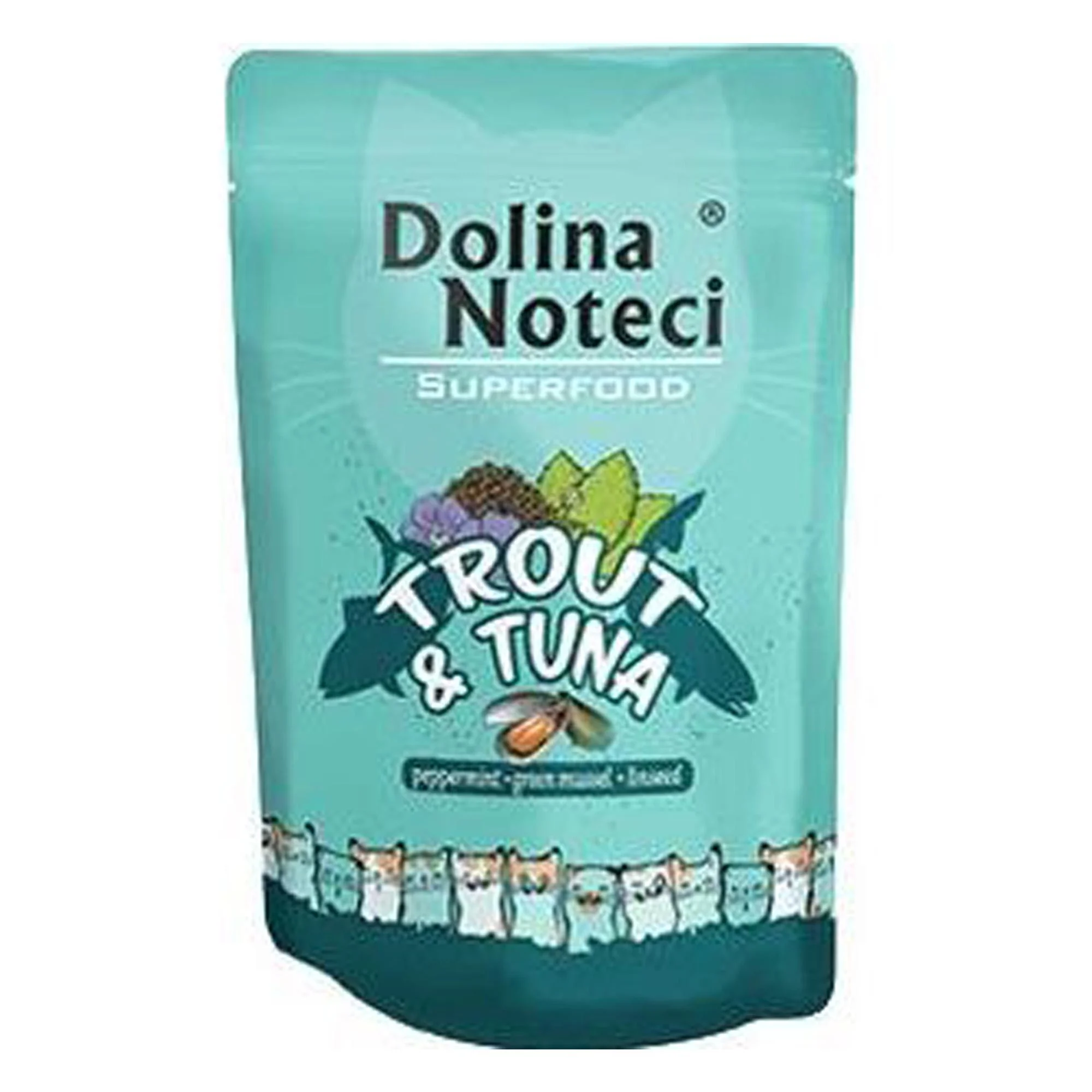 Φωτογραφία προϊόντος: Dolina Noteci Superfood Πέστροφα / Τόνος 85gr