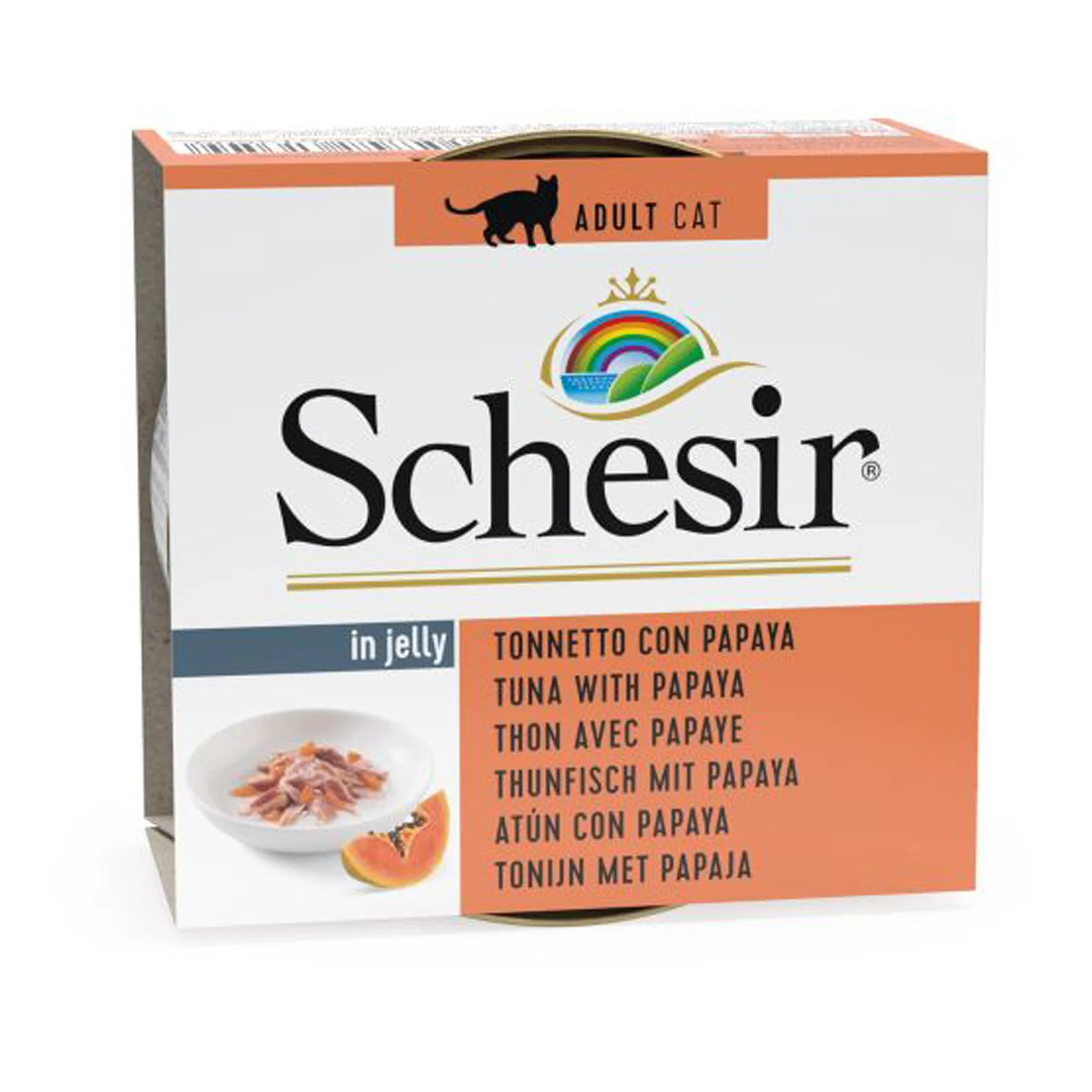 Φωτογραφία προϊόντος: Schesir Cat Jelly Fruit Τόνος με Παπάγια 85g