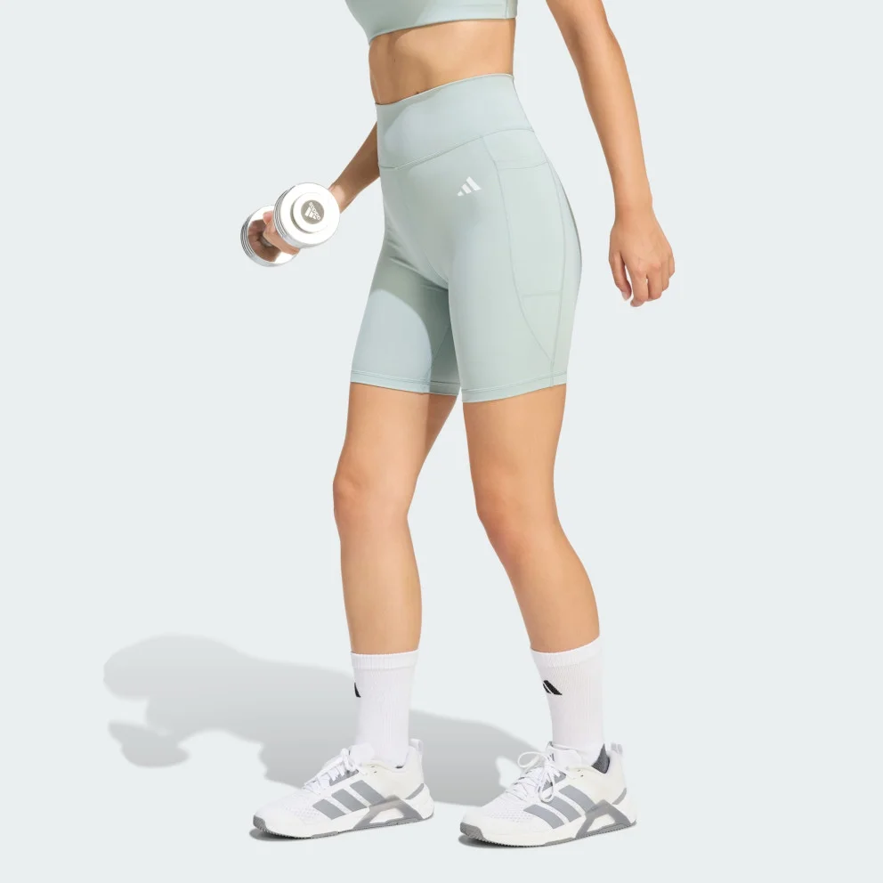 Φωτογραφία προϊόντος: adidas W Opt Ess St 7In Training Γυναικείο Ψηλόμεσο JZ0829 ΓΑΛΑΖΙΟ