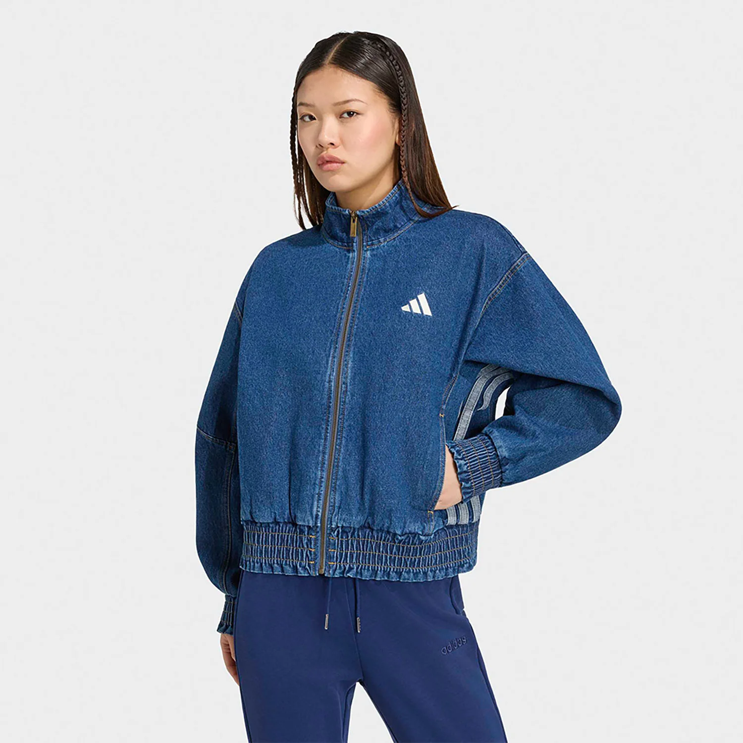 Φωτογραφία προϊόντος: ADIDAS PERFORMANCE ADIDAS SPORTSWEAR STADIUM WASHED DENIM LOOSE FIT JACKET ΜΠΛΕ