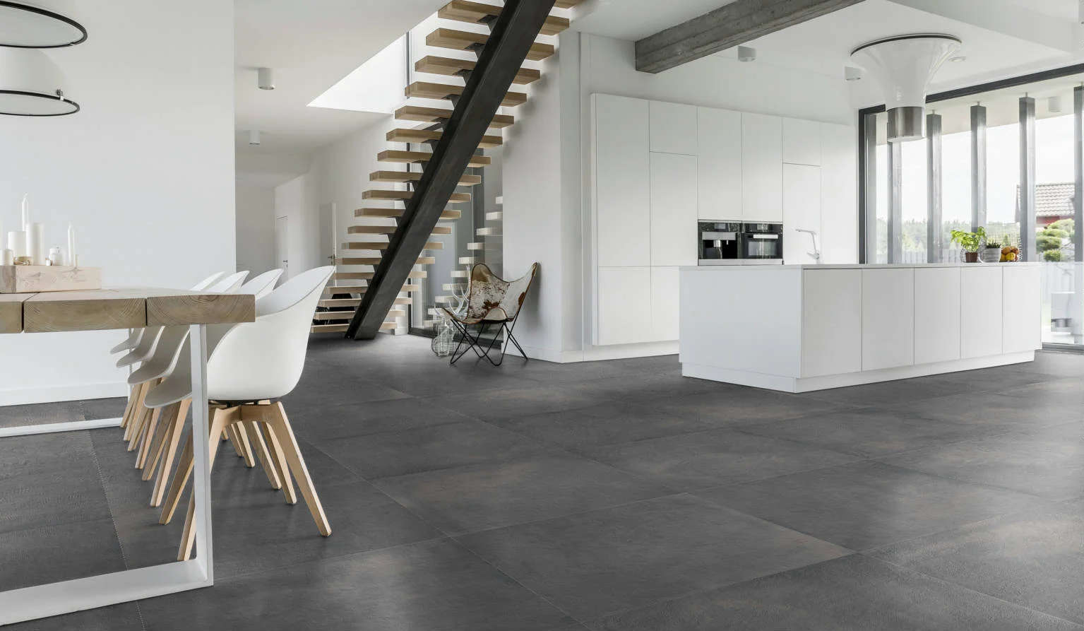 Φωτογραφία προϊόντος: KEROS CERAMICA Πλακάκι Δαπέδου KEROS LONDON ANTRACITA 80X80