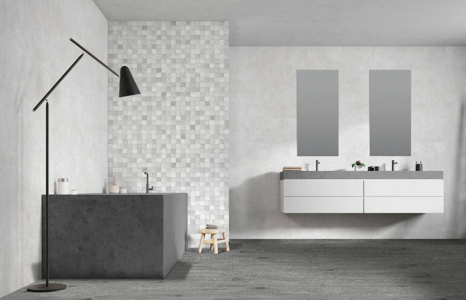 Φωτογραφία προϊόντος: KEROS CERAMICA Πλακάκι Τοίχου KEROS TARENTO LONTANO DECORADO GRIS 30X90
