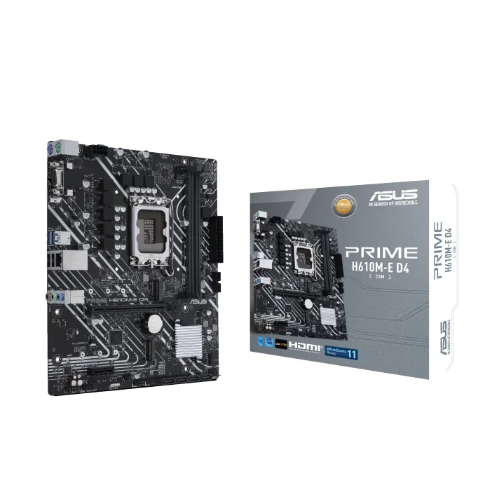 Φωτογραφία προϊόντος: ASUS MOTHERBOARD PRIME H610M-E D4-CSM 1700, DDR4, MATX