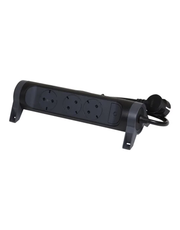 Φωτογραφία προϊόντος: Legrand SurgeArrest 3 Outlets 1.5m Cable Black/Grey Rotating