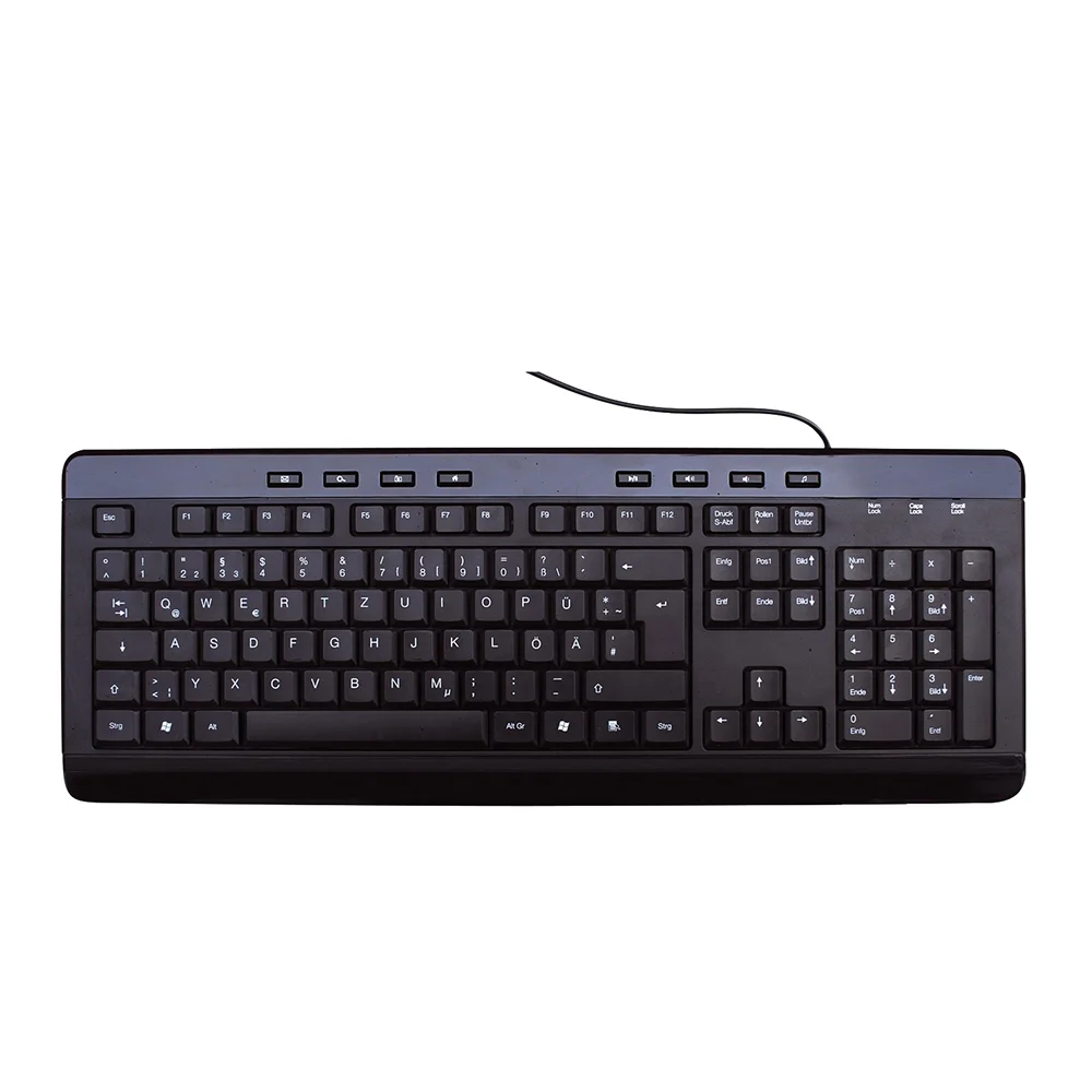 Φωτογραφία προϊόντος: MediaRange Multimedia Keyboard, Wired (Black) (MROS102-GR)