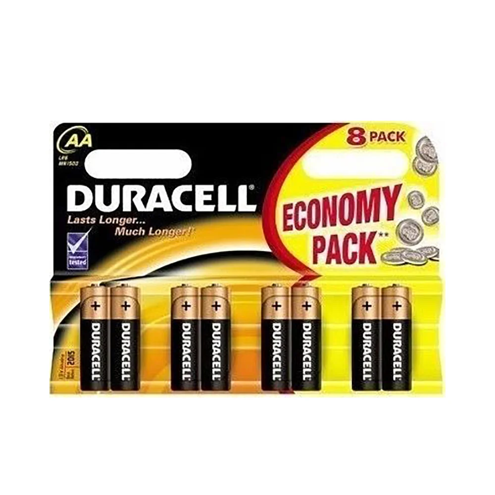 Φωτογραφία προϊόντος: Duracell Αλκαλικές Μπαταρίες AA 1.5V 8τμχ (DBAALR6) (DURDBAALR6)