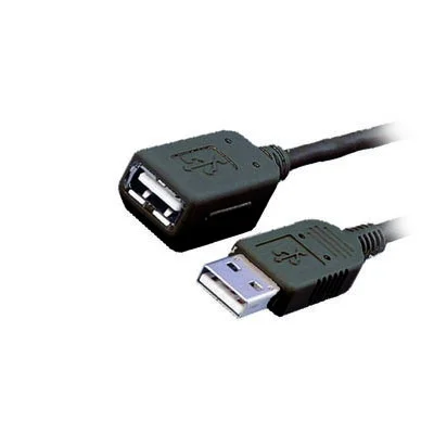 Φωτογραφία προϊόντος: Καλώδιο MediaRange USB 2.0 Extension AM/AF 1.8M Black (MRCS154)