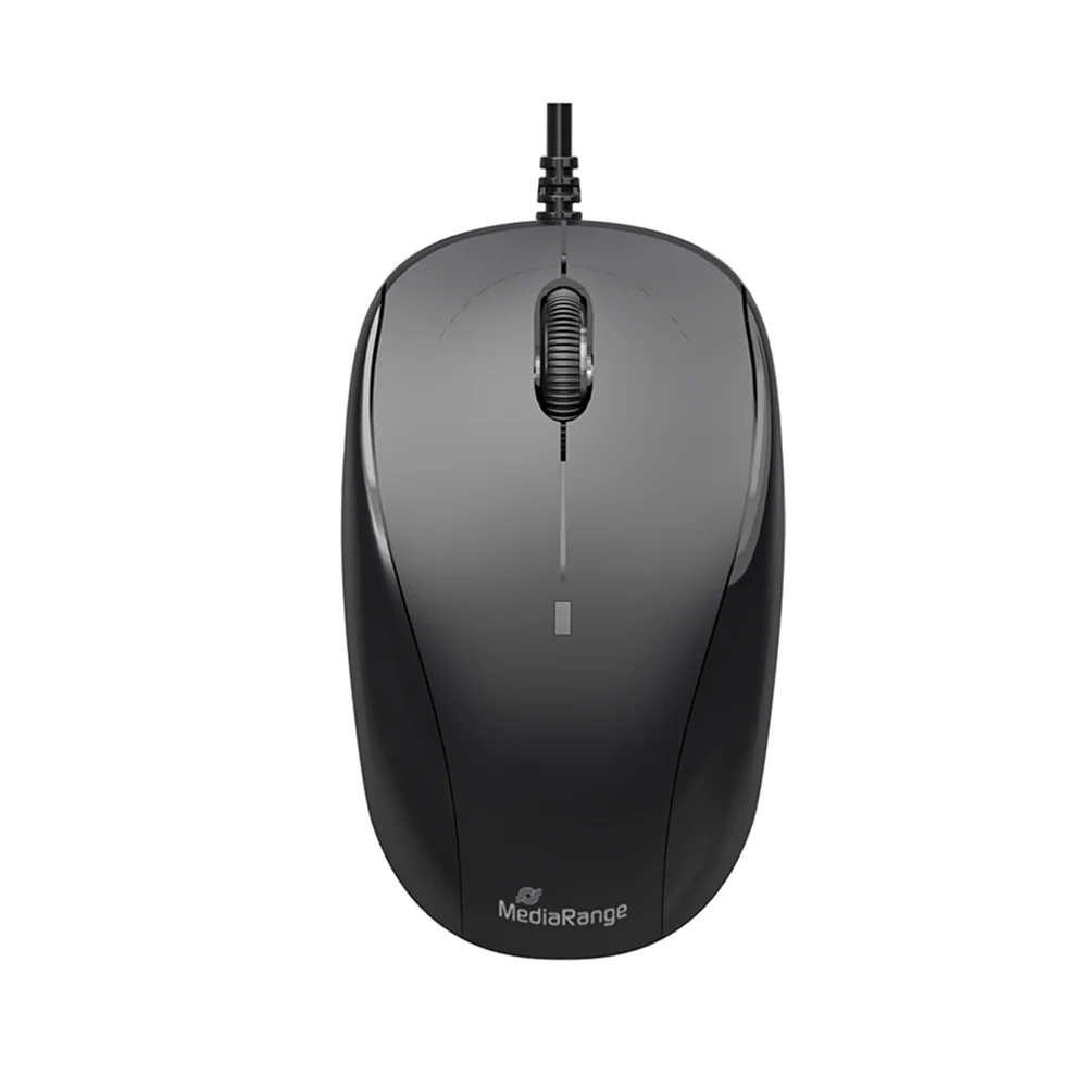Φωτογραφία προϊόντος: MediaRange Optical Mouse Corded 3-Button (Black, Wired) (MROS213)
