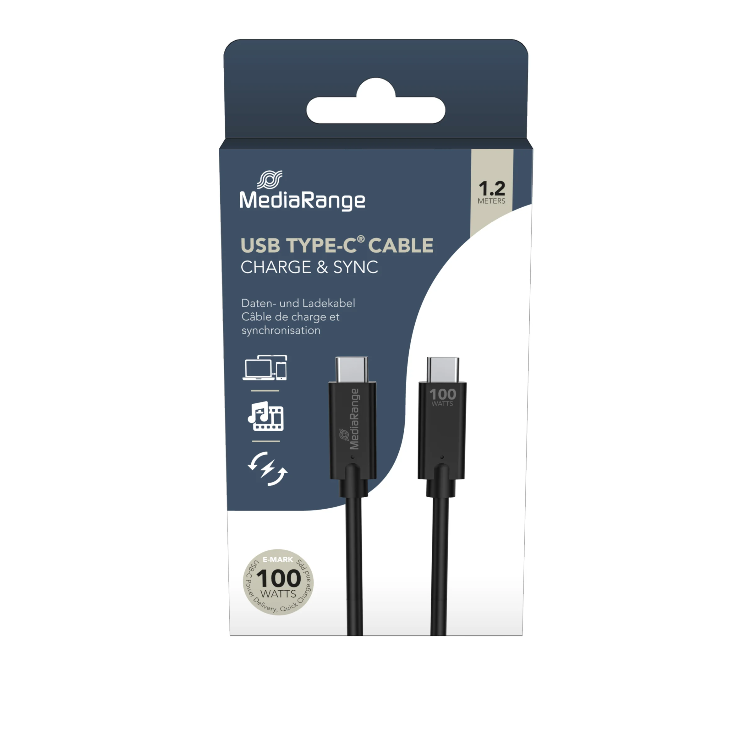 Φωτογραφία προϊόντος: MediaRange Καλώδιο USB 3.2 Black 1.2m (MRCS214)