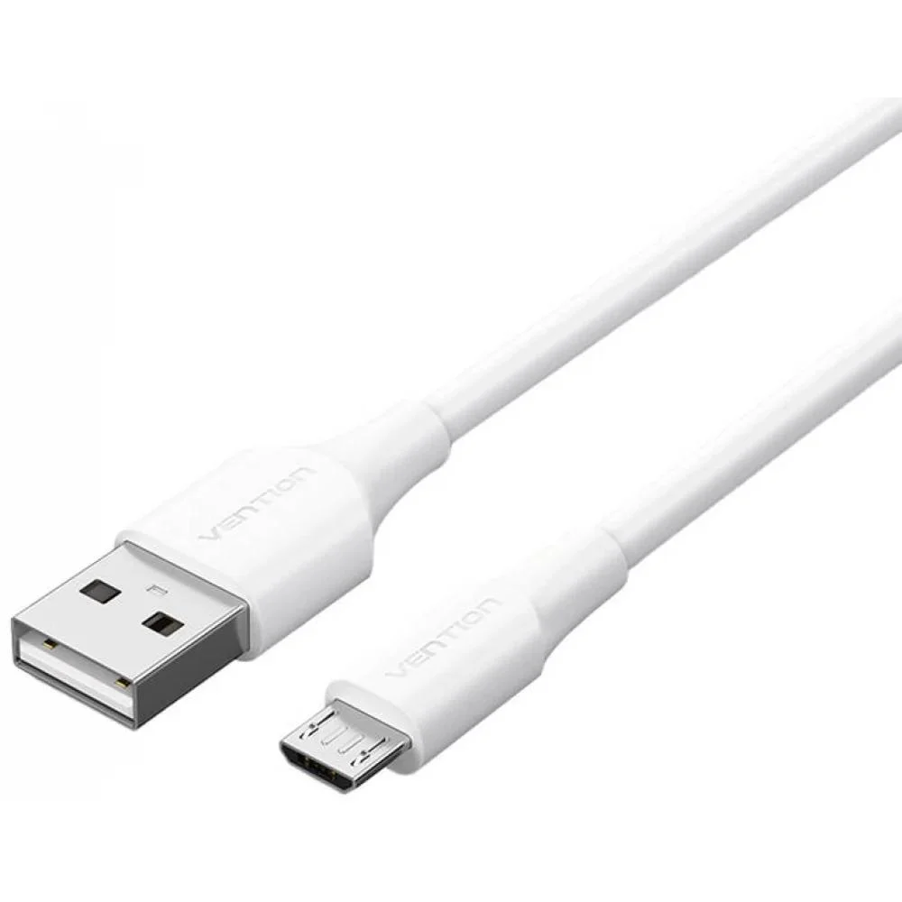 Φωτογραφία προϊόντος: VENTION USB 2.0 A Male to Micro B Male 2A Cable 2M White (CTIWH) (VENCTIWH)